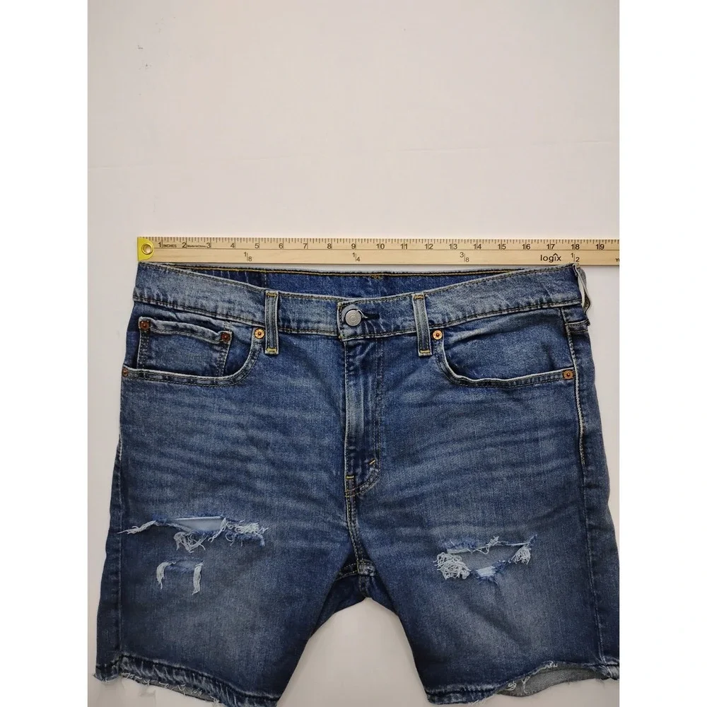 Levis Red Tab 412 Mens Jeans Shorts 34 with 8in inseam